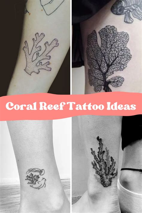 coral tattoo|simple coral tattoo.